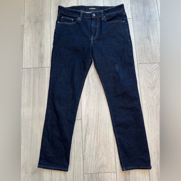 EXPRESS Men's Dark Blue Jeans - Picture 1 of 5